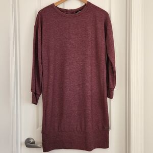Women's Burgundy Sweater Dress